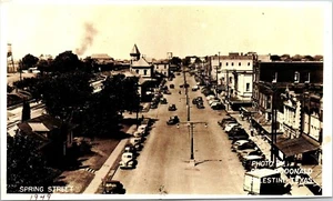 Vtg Photograph Post Card of Spring Streets Palestine, Texas in 1949 - Picture 1 of 2