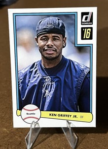 Ken Griffey Jr 2016 Donruss RETRO 1982 Throwback Insert Seattle Mariners