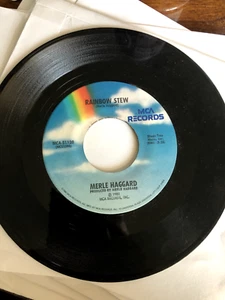 Merle Haggard Rainbow Stew/Blue Yodel #9 Vinyl Lp 7 in - Picture 1 of 1