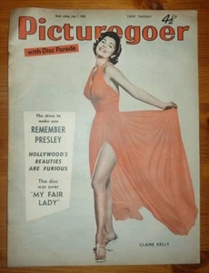 PICTUREGOER Nr. 1205 Band 35 7. Juni 1958 Claire Kelly Brigitte Bardot J Mansfiel - Bild 1 von 11