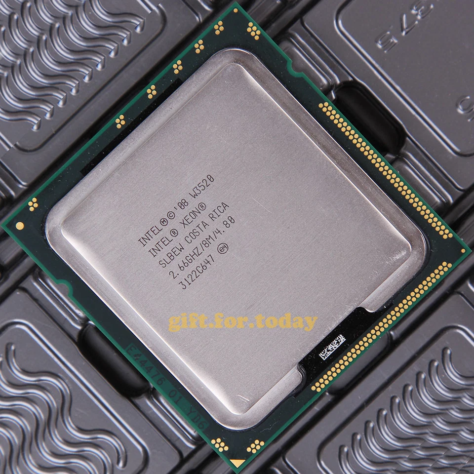 Original Intel Xeon W3520 2.66 GHz Quad-Core (AT80601000741AB) Processor CPU - Image 1 of 1