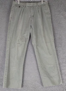 Wallace & Barnes Chino Hose Herren 31x30 (passt 30x26) grün Plissee gerade - Bild 1 von 14