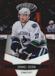 2010-11 Certified Platinum Red #140 Daniel Sedin/999