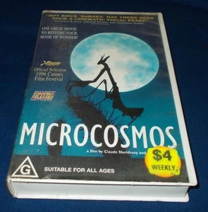 MICROCOSMOS VHS PAL CLAUDE NURIDSANY - Picture 1 of 3