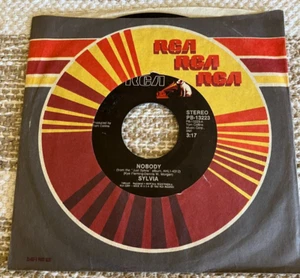 SYLVIA Nobody/I'll Make It Right with You 1982 45  Record RCA Play tested EX - Picture 1 of 6