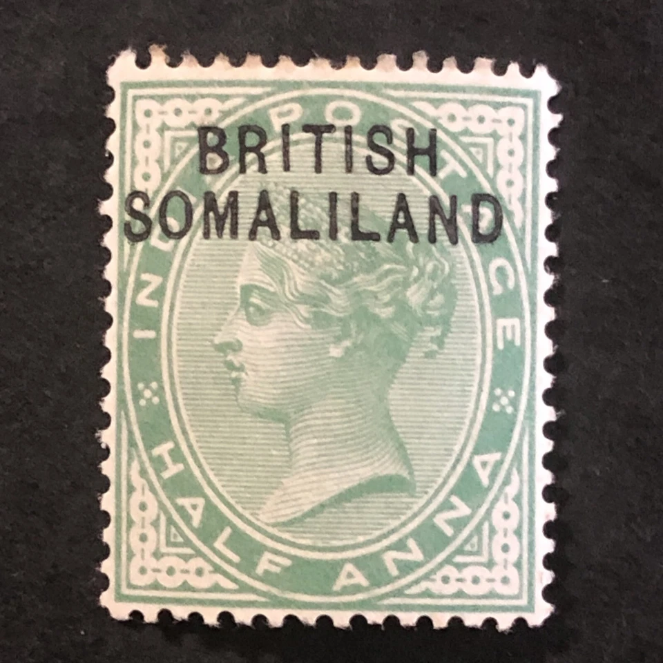 1903 BRITISH SOMALILAND 1/2a STAMP - HALF ANNA  - Sg SO 1 - MINT - Image 1 of 3