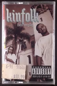 Kinfolk – Each & Every Day CASSETTE GANGSTA RAP SEALED OOP - Imagen 1 de 1