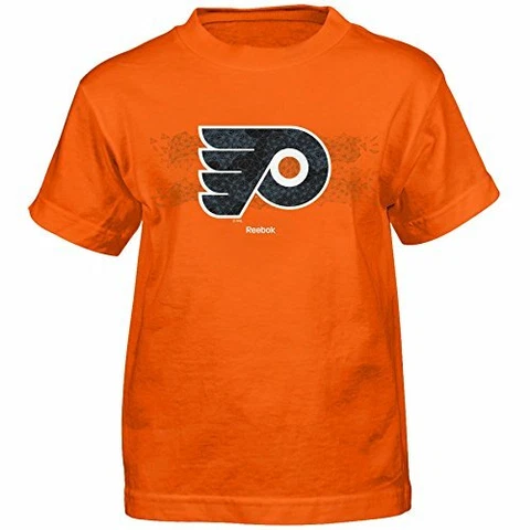 Outerstuff NHL Philadelphia Flyers Fractal Camo Short Sleeve Tee, Medium/(5-6 Cover