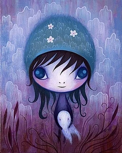 FANTASY KUNSTDRUCK Big Furry Fuzzy Thing Jeremiah Ketner - Bild 1 von 1
