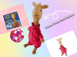 LLAMA LLAMA RED PAJAMA BEANBAG STUFFED ANIMAL PLUSH AND A BOOK GIFT SET - Picture 1 of 5