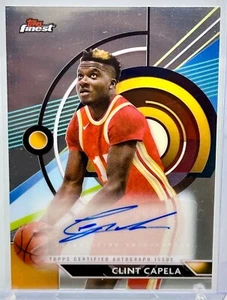 2023-24 CLINT CAPELA Topps Finest FA-CLC Finest AUTO (Free S&H) - Picture 1 of 2
