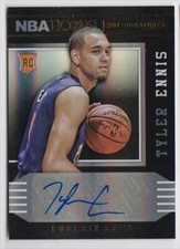 2014-15 Panini Hoops Hot Signatures Auto Rookie #81 Tyler Ennis Phoenix Suns