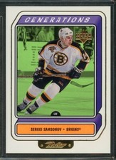 1999-00 Upper Deck Retro Generations - #G6C - Sergei Samsonov - Boston Bruins