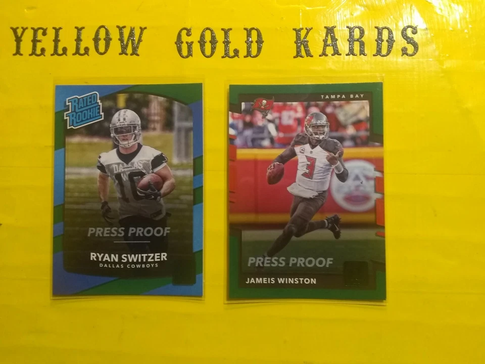2017 Donruss Football PRESS PROOF GREEN complete your set #1-400 - Image 1 of 1