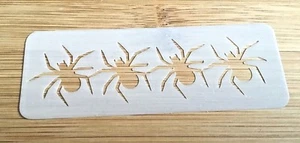 Stencil facciale ragni lavabili riutilizzabili 190 tatuaggio henné glitter Mylar - Foto 1 di 4