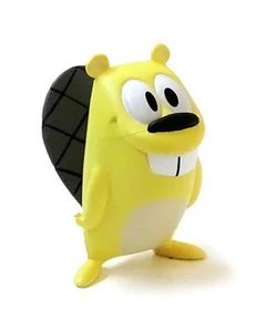 YELLOW EDITION GET LUCKY BEAVER DESIGNER VINYL MINI FIGURE BY JEFF PIDGEON - Picture 1 of 1