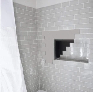 Shower Niche Ready for Tile Flapped over Shelf Insert 16X28 Shower Organizer for - Picture 1 of 12