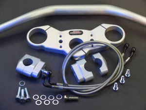 ABM Superbike Booster Handlebar Kit Ducati ST3 (S3) | 04-ff | Silver - Picture 1 of 12