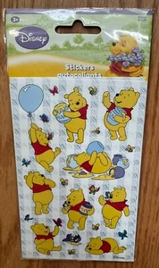 Disney Winnie The Pooh Stickers Sandylion, 2 Sheets, New In Sealed Package - Picture 1 of 3