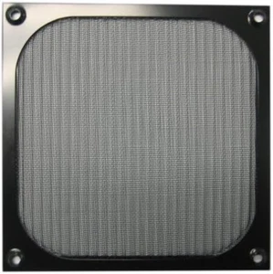 140Mm Aluminum Fan Filter Grill Black - Picture 1 of 12