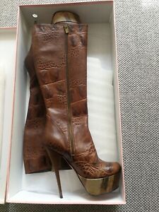 Gianrico Mori, Echtleder, Stiefel, Made In Italy, High Heels, Boots, Liebhaber 
