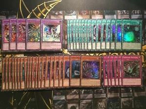 YuGiOh! Zane's Cyber Dragon Deck - Cyberdark End, Herz, Nachster, Core 47 Cards! - Picture 1 of 6