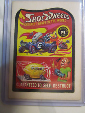 WACKY PACKAGES STICKERS SERIES SHOT WHEELS -
