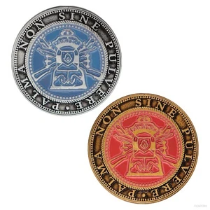 Resident Evil 4 Set of Two Metal Shooting Gallery Tokens - Picture 1 of 10