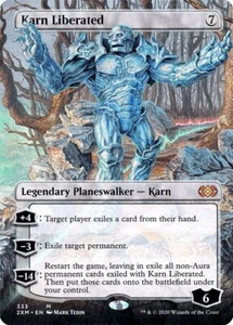 MTG - (Showcase) KARN LIBERATED - Double Masters (M) - Picture 1 of 1