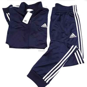 Men's adidas Logo Primegreen Essentials 3-Stripes  2 Piece Tracksuit Set Blue - Picture 1 of 10