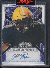 2023 Leaf Metal 1/1 Camerun Peoples #BA-CP1 Rookie Auto RC
