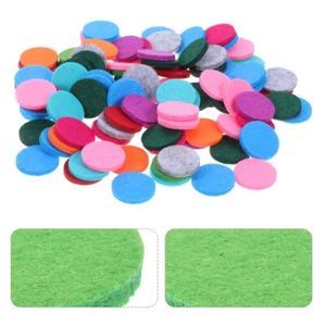 100 Pcs Replacement Pads Felt Essential Oil Diffuser Cotton Sheet - Picture 1 of 12