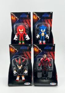 Sonic The Hedgehog 3 Movie 2.5” Shadow Ivo Robotnik Knuckles Figure Complete Set - Picture 1 of 11