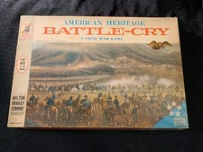VTG American Heritage Battle-Cry Board Game Milton Bradley 4115 MB Complete 1961