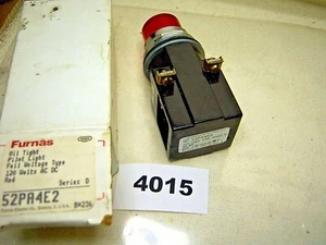 Furnas Oiltight Pilot Light Red 52PA4E2 - Picture 1 of 3
