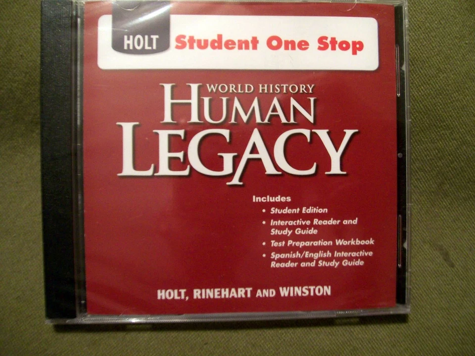 Holt Student One Stop World History Human Legacy CD-ROM (BRAND NEW) - Image 1 of 2