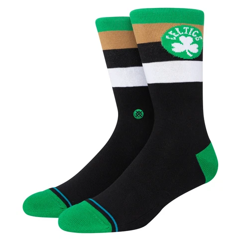 Boston Celtics ST Green Stance NBA Crew Socks Large Men 9-13 Cover