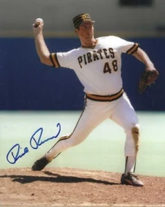 Autogramm 8x10 RICK REUSCHEL Pittsburgh Pirates Foto mit Showticket - Bild 1 von 1