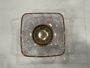 Vintage MCM Georges Briard Golden Celeste Schale Schüssel 6-1/2” x 6-1/2” signiert - Bild 1 von 5