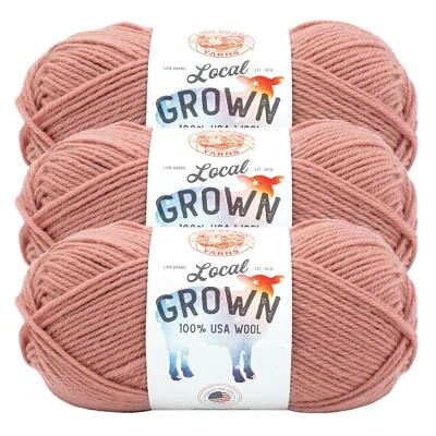 (3 Pack) Lion Brand Yarn 668-101BP Local Grown Yarn, Cherry Blossom - Image 1 of 4