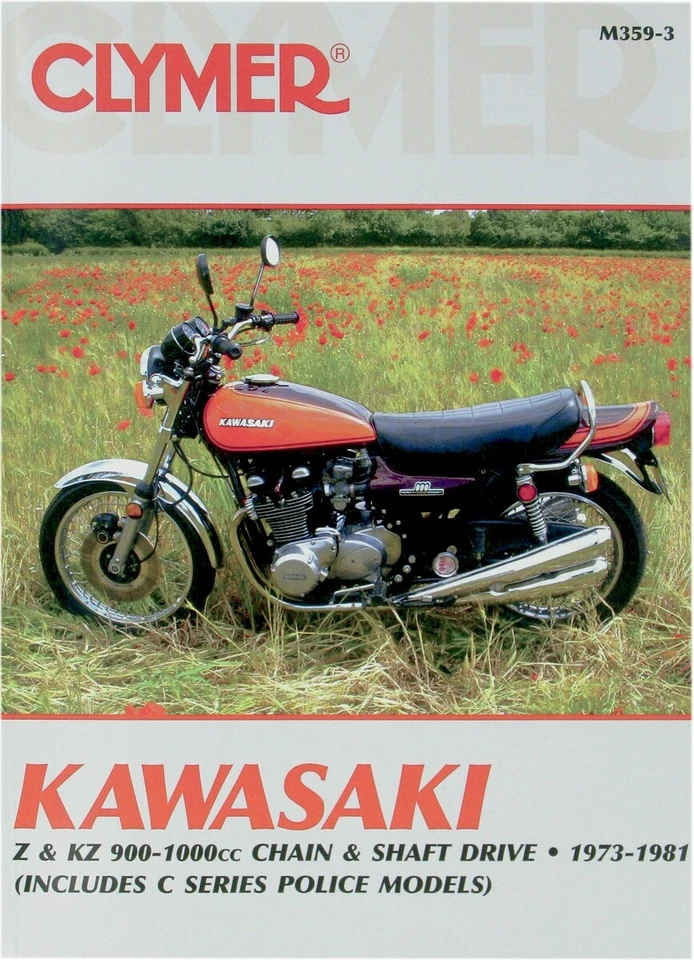 Manual de reparación/servicio Clymer '73-81 Kawasaki Z y KZ900-1000cc (M359-3) Foto 1 de 1