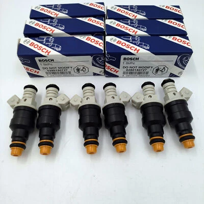 6x Inyectores de combustible OEM BOSCH para Ford Ranger 1985-1994 2,3 L I4 #0280150727 Foto 1 de 4