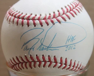 "BARRY LARKIN" HALL OF FAME SIGNIERTER BASEBALL (STEINER) - Bild 1 von 4