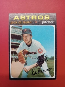 Topps Houston Astros Jack Di Lauro 1971 #677 impresión corta en muy buen estado/excelente ¡Envío gratuito! - Imagen 1 de 2