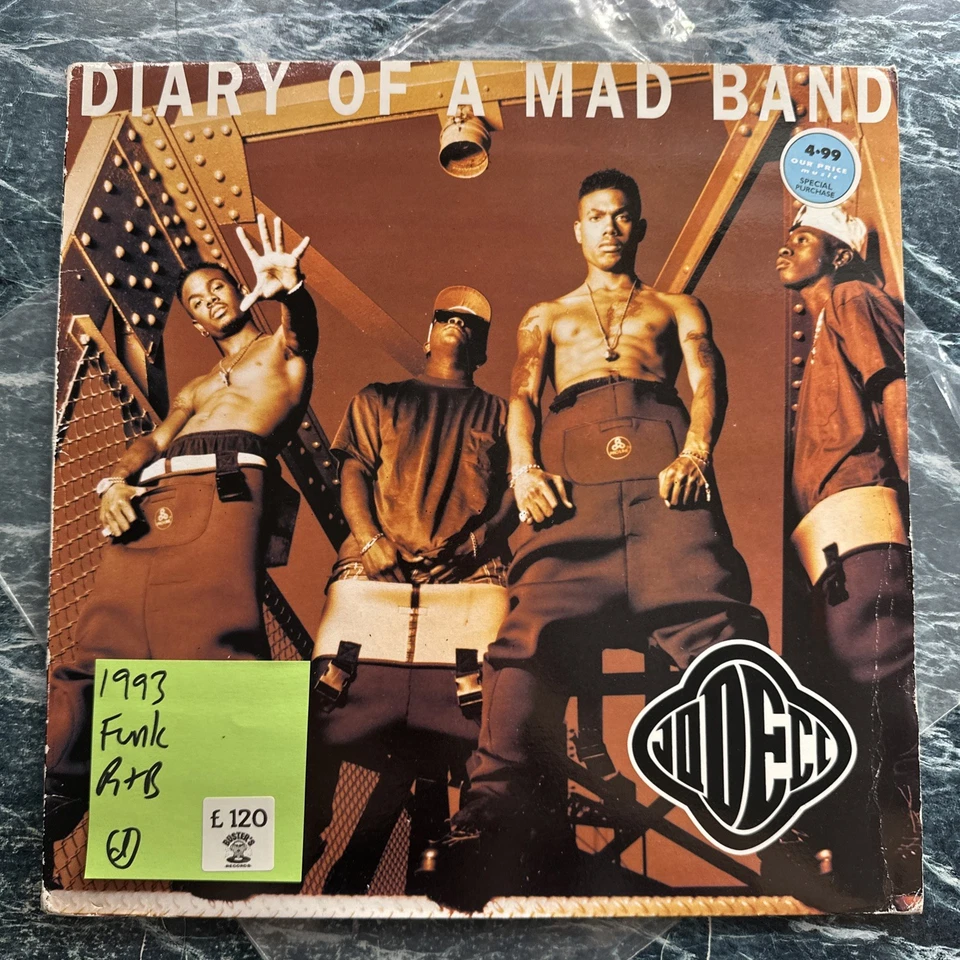 Jodeci - Diary Of A Mad Band 12” Vinyl Record EX Foto 1 de 4