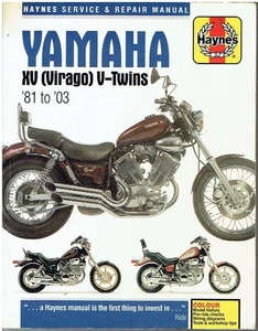 MANUALE RIPARAZIONE PROPRIETARIO YAMAHA XV535/S/DX XV750/SE TR1 XV1000 XV1100 VIRAGO '81-03 - Foto 1 di 1