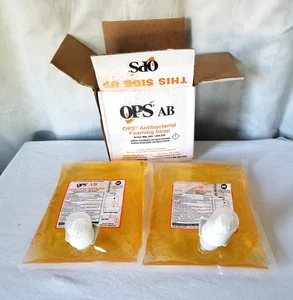 OPS AB Antibacterial Foaming Hand Soap 1405-02G 1000mL Lot of 2 Fragrance Free - Picture 1 of 7