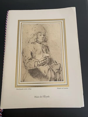 Menu Près Jacques Chirac /Harald V Roi De Norvège 1 Mars 2000 - Photo 1/4