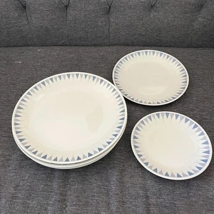 Impromptu Ben Seibel Iroquois Pyramids Diamonds Plate Set MCM Made in USA - Picture 1 of 10