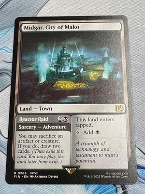 MTG Midgar, City of Mako English Final Fantasy FIN NM R0286 - Image 1 of 2